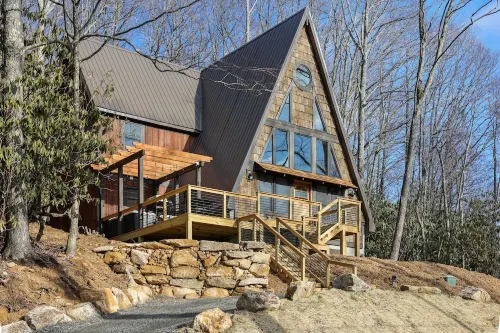 Brand New A-Frame Cabin on Beech Mountain!