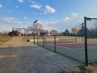 New pickel ball court! basketball and putt putt too!