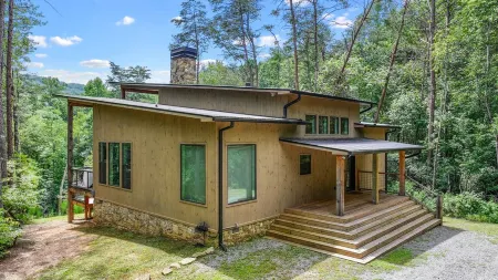 Serenity@Overlook - Modern Lux Cabin in the Blue Ridge Mountains! NEW Hot Tub!