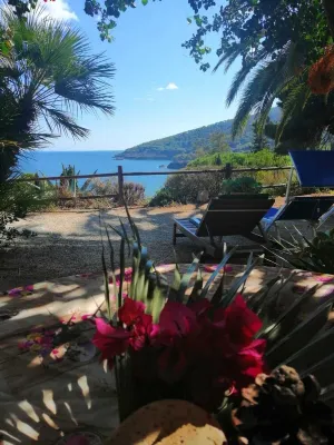 Elba Island villa on the sea with sandy beach surrounded by green park Arc.T Hotels in Capoliveri