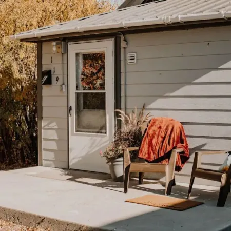 Vintage shotgun home with modern updates