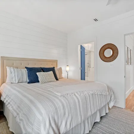 30A Blue 3Br-3BA -3 Min Walk to Public Beach-Golf Cart Option-Pool