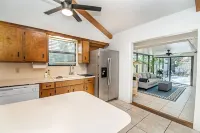 Mid-Century Pool Home | Central Location | Near Downtown And The Beach