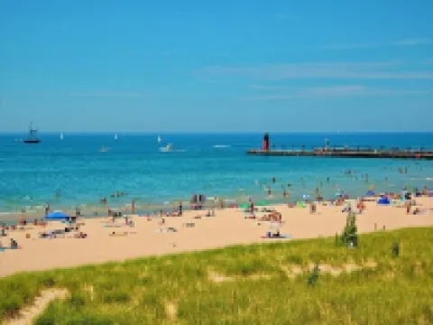 The Poplars. 15 Steps & Your Toes Are In The Sand!