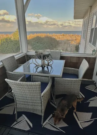 Direct Ocean Views from your bed & screened-in deck.Pet friendly! 2br 2bth Отели рядом с достопримечательностью «Дьюи Бич»