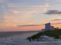 Brigantine Beach during the day and Atlantic City at night, best of both worlds!