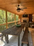 BUDDHA BLUE RIDGE TREES is a BRAND NEW custom 4/4 Close to town Find your ZEN...