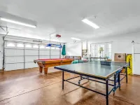 Bass Lake Cabin—Game Room—BBQ—:4— Slip