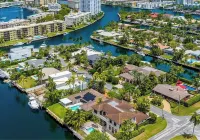 Sunset 4BR Waterfront Villa in Golden Isles w/ Heated Pool & Spa Hotels in Hallandale Beach
