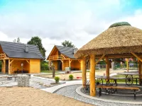 A Wooden, Eco-friendly House by the Goszcza Lake. Living Room, 2 Bedrooms