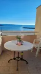 Beautiful apartment facing the sea. Balcony, plus huge terrace, very nice view.