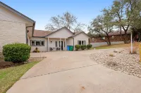 Lake home on golf course with sunset-view deck, pool & tennis - deer sightings