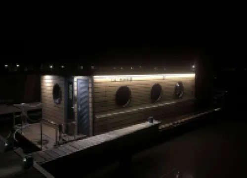 Houseboat in Volendam Marina