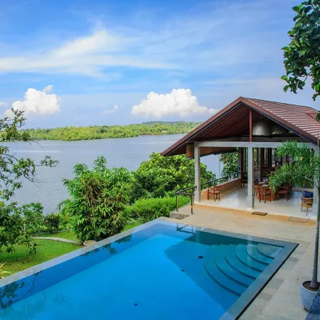 Elevated Villa Overlooking Tranquil Koggala Lake