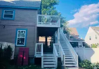 Lovely beachside two-bedroom apartment with sundeck