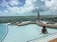 Ocean View , steps from the private beach 2 Bedroom Condo  Up to 6 guests