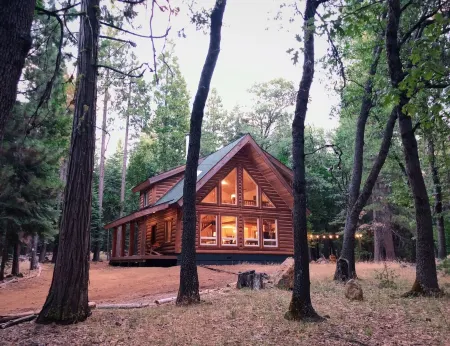 Cozy Log Cabin on 3 Acres Near Lassen Volcanic National Park