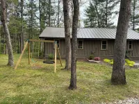 Riverfront cabin, on a secluded section of the Middle Branch, Pere Marquette