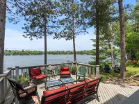 Peaceful Lake House on Whitefish Chain w/2 King Beds, Dock, LilyPad, Sup Hotel a Crosslake