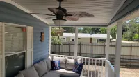 Cottage located in a local fish camp with boat parking.