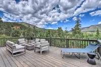 火坑、甲板和山景：高檔松木小屋！ - 3星級