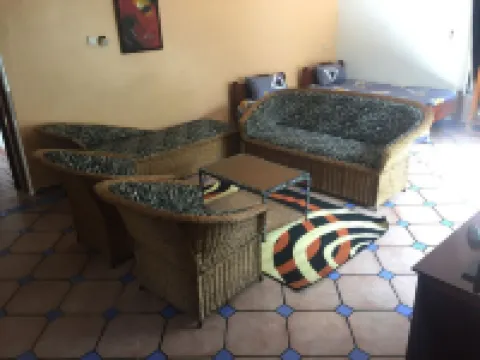 The apartment sits on the Mtwapa creek