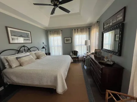 Beautifully renovated 5-bedroom home on Smith Lake with 2 slip boat dock.