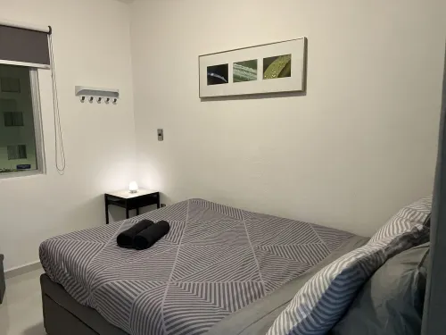 5 minutes from the beach and pool