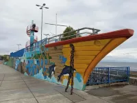 Beautiful apartment with ocean and volcano view -Balneario Pelluco