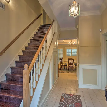 Unwind Fireside and Play Pool! Idyllic McKinney Home