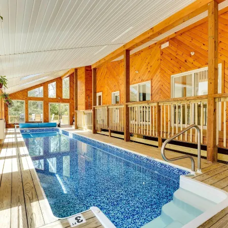 Lake George Oasis w/ 9 Acres, Hot Tub & Game Room!