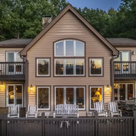 Luxury Lakeview Cabin with Hot Tub and Game Room!