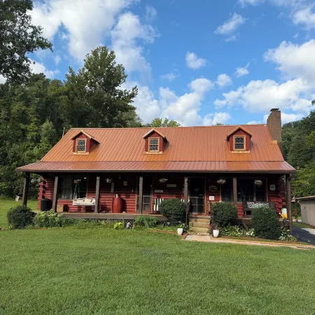 Log Cabin in the Field