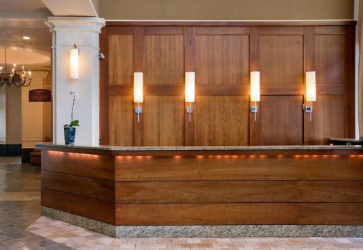 힐튼 오크 브루크 스위트 거실