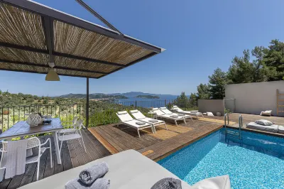 Superior 3-Bedroom Villa Cassiope with Private Pool and Breathtaking Sea Views