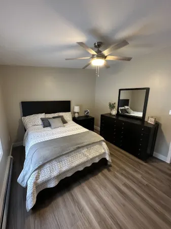 Minutes away from Presque Isle. On the ATV trail access and SNOWMOBILE Trail