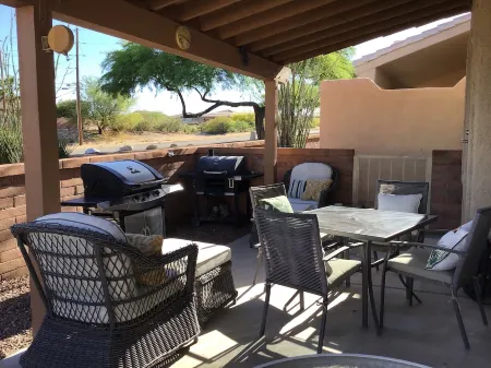 House refurbished in HOA with its own great recreational area and heated pool.