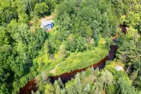 Modern Cabin on a River Bluff