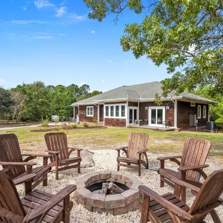 Grand Home on 10 Acres in Surf City w/ Private Pond!