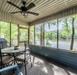 Beautiful 3 BR Home on Malone Lake - Great Views - Private Dock - Walk to Marina