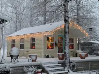 Water front cottage w/water access, firepit & great sunsets.