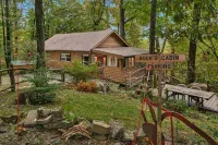 Buck's Cabin near Brevard, NC  Dog Friendly Wood stove, mtn views in forest.