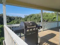 Stunning Oceanfront Beach House near Holly Beach w/balcony & awesome beach decor