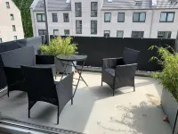 New vacation apartment with sunny balcony and large bicycle cellar