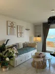 T2 apartment quiet quiet sea view ideal 4 people