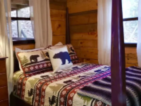 HootOwl Cabin Mountains, Trails and Huge Hot Tub under the Stars! Hotels in Edneyville