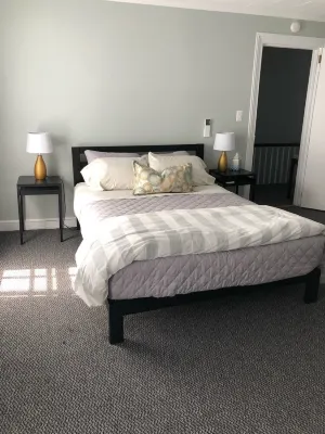 Lovely 2 queen size bedroom apt one block from Rough Draft and Uptown Kingston Hotels near Walgreens