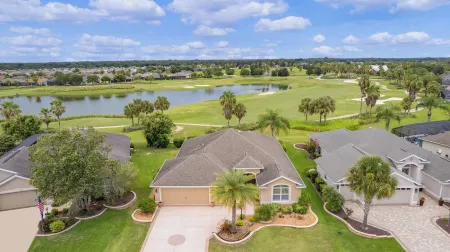 2,000 square feet on golf course with view of large pond, centrally located.