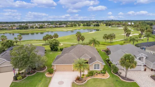2,000 square feet on golf course with view of large pond, centrally located.
