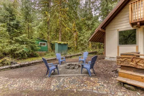 Riverfront Access and Cozy Living - Enchanting A-Frame Retreat